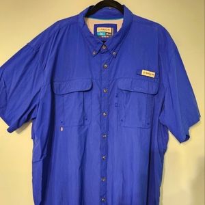 MAGELLAN Outdoors Fish Gear 3XL Short sleeve button-down shirt